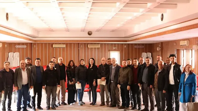 Kiraz'da üreticilere sürdürülebilir tarım eğitimi