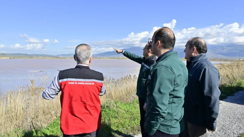 Menemen Ovası’ndaki zarar gören tarım alanları için destek planı