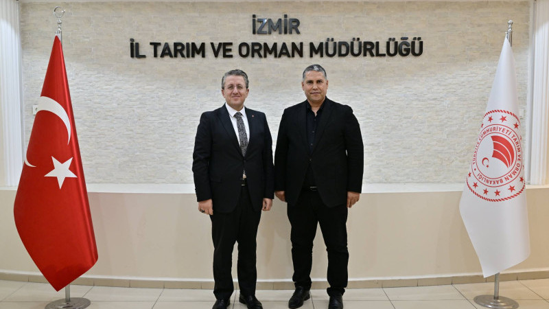 Manisa İl Tarım Müdürü, İzmir Tarım ve Orman İl Müdürlüğü’nü ziyaret etti