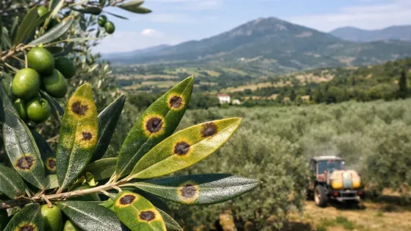 İzmir Tarım Müdürlüğü’nden zeytin üreticilerine halkalı leke hastalığı uyarısı