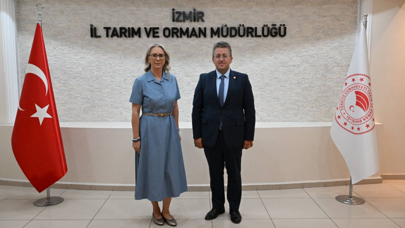 AK Partili Çankırı’dan İzmir İl Tarım Müdürü Akdoğan’a ziyaret